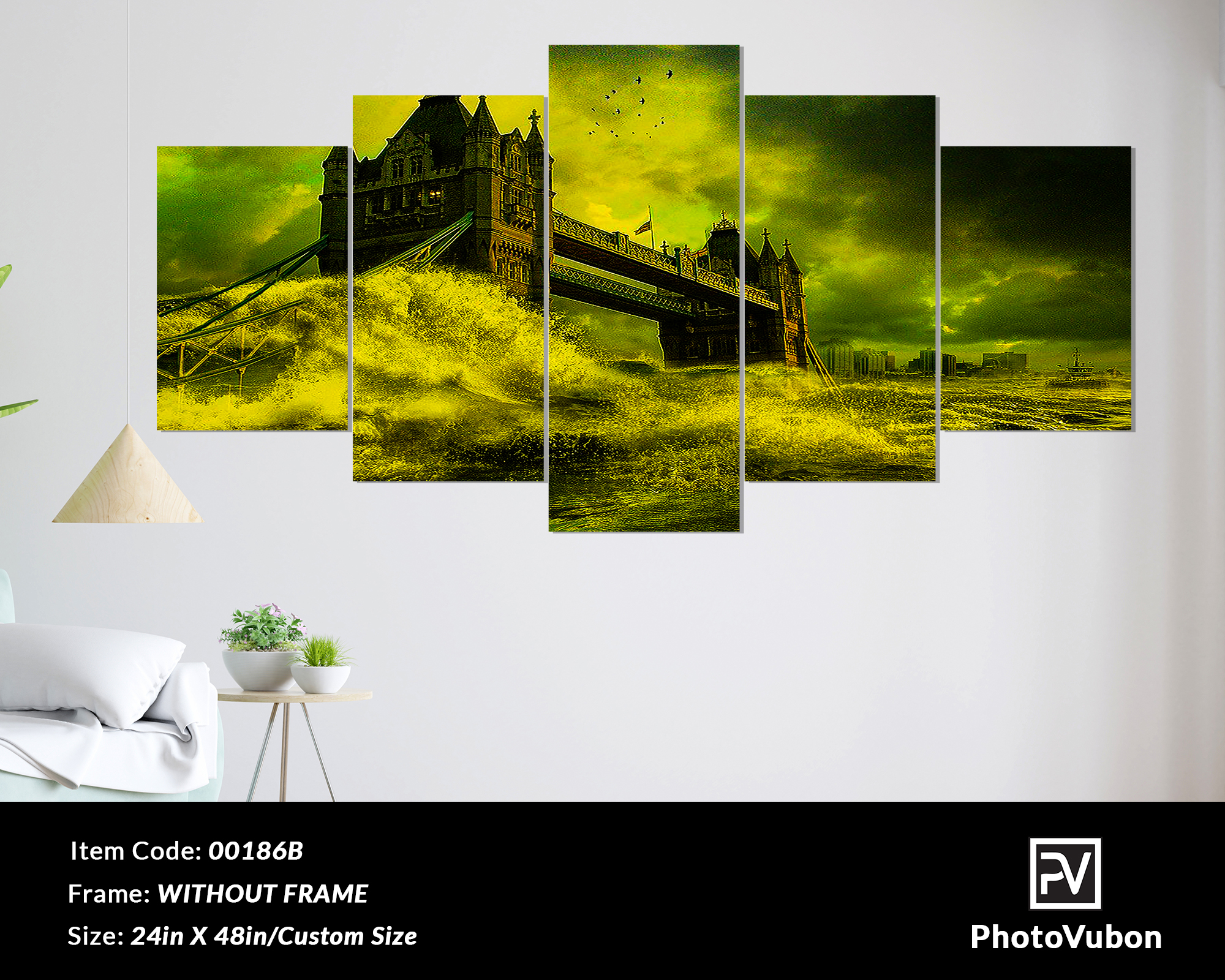 Canvas Type Photo Scenary 002458