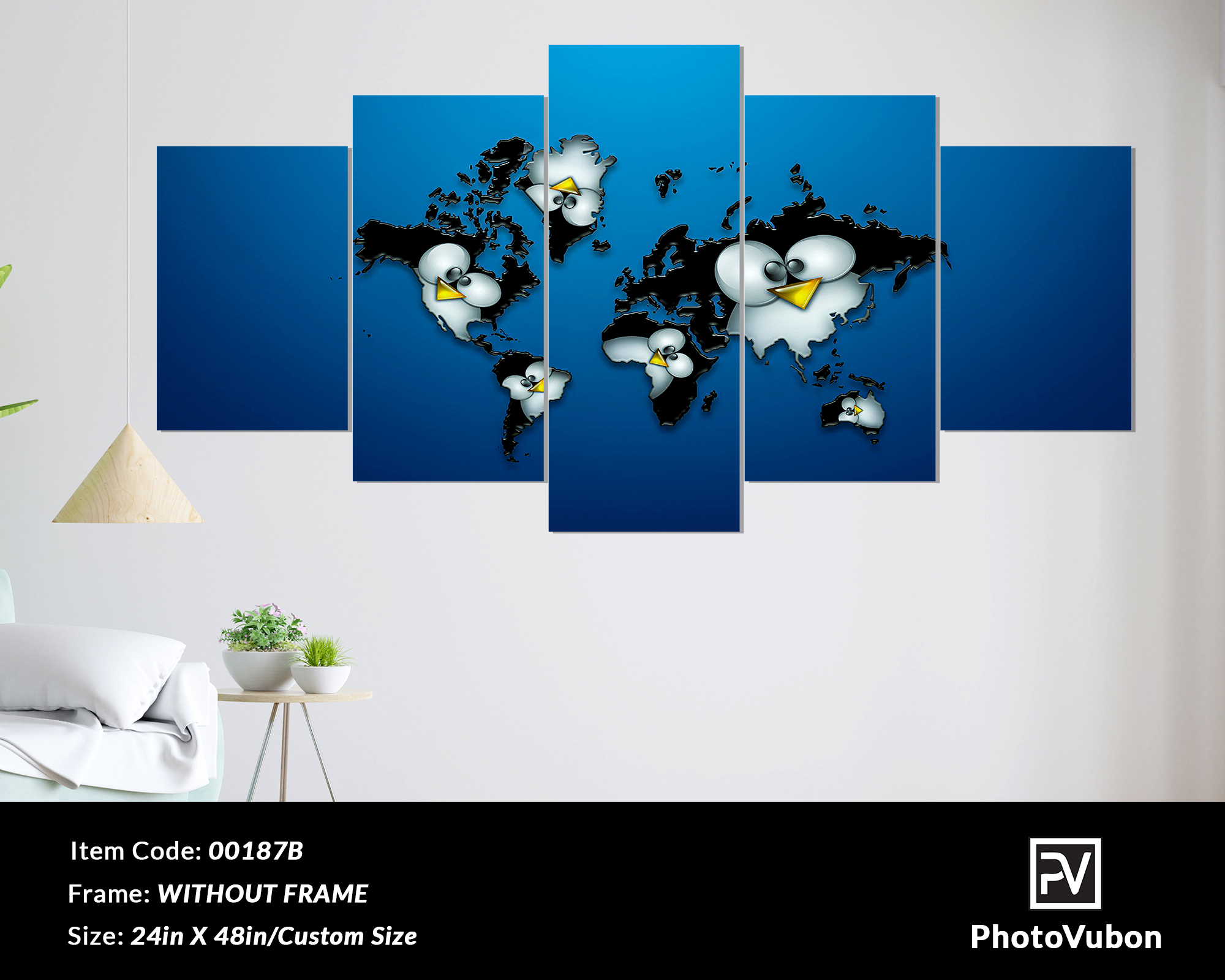 Canvas Type Photo Scenary 021454