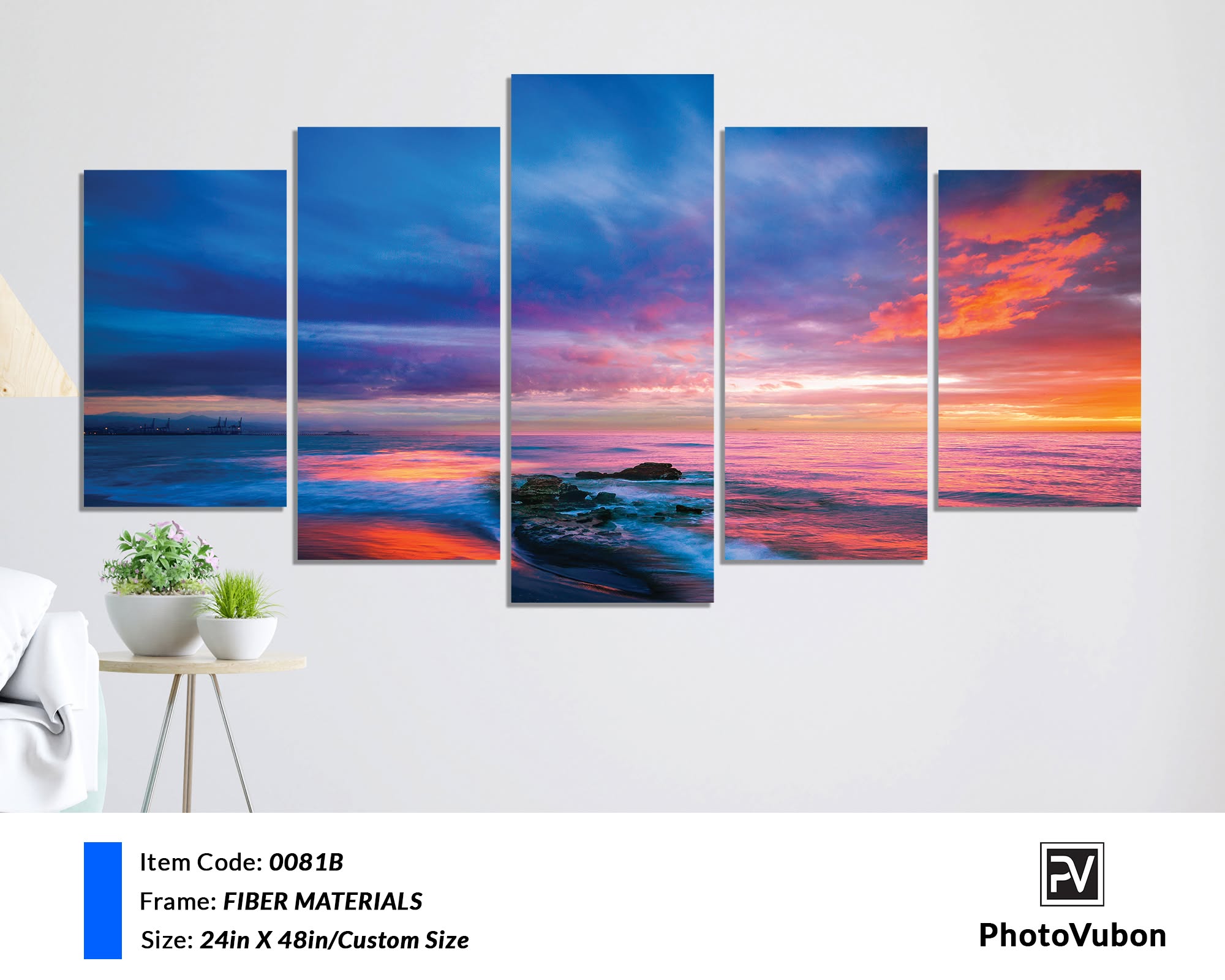 Canvas Type Photo Scenary 0072B